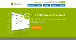 Desktop Screenshot of caristix.com